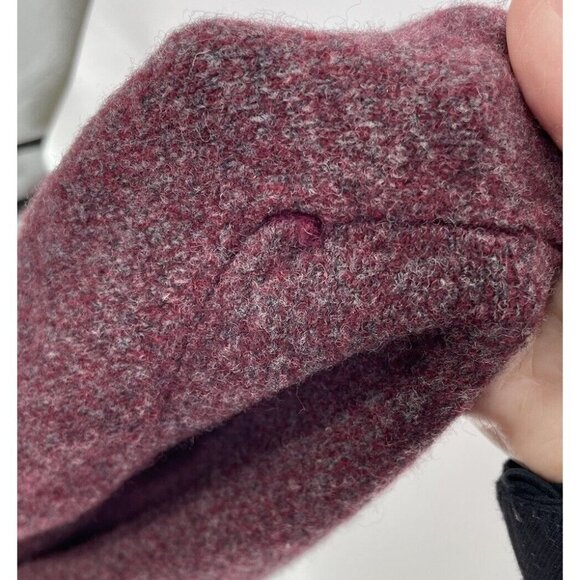 Vintage Lord & Taylor The Man Shop Sweater 100% LambsWool Burgundy Pullover Sz M - Picture 8 of 11